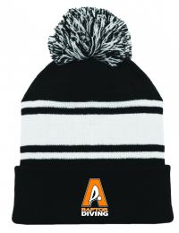 TA-A1830-221-Embroidered Beanie with PomPom